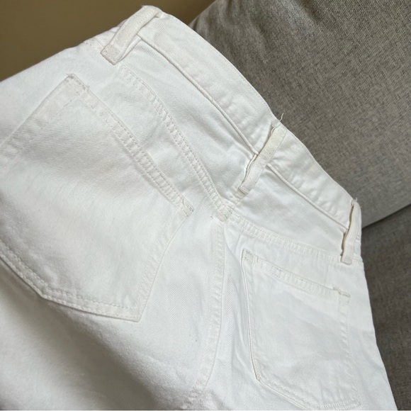 White jean denim skirt - Picture 3 of 4